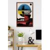 imageTrends International Star Wars Moving At Lightspeed  Sandcrawler Wall Poster 34L x 224W Premium Unframed VersionMahogany Framed Version