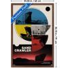 imageTrends International Star Wars Moving At Lightspeed  Sandcrawler Wall Poster 34L x 224W Premium Unframed VersionMahogany Framed Version
