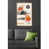 imageTrends International Star Wars Moving At Lightspeed  Speeder Bike Wall Poster 34L x 224W Premium Unframed VersionBronze Framed Version
