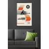 imageTrends International Star Wars Moving At Lightspeed  Speeder Bike Wall Poster 34L x 224W Premium Unframed VersionPremium Poster  Clip Bundle