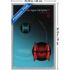 imageTrends International Star Wars Moving At Lightspeed  TIE Fighter Wall Poster 34L x 224W Premium Unframed VersionGray Framed Version