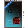 imageTrends International Star Wars Moving At Lightspeed  TIE Fighter Wall Poster 34L x 224W Premium Unframed VersionMahogany Framed Version