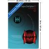 imageTrends International Star Wars Moving At Lightspeed  TIE Fighter Wall Poster 34L x 224W Premium Unframed VersionPremium Poster  Clip Bundle