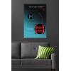 imageTrends International Star Wars Moving At Lightspeed  TIE Fighter Wall Poster 34L x 224W Premium Unframed VersionPremium Poster  Mount Bundle