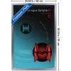 imageTrends International Star Wars Moving At Lightspeed  TIE Fighter Wall Poster 34L x 224W Premium Unframed VersionSilver Framed Version