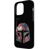 imageiPhone 16 Star Wars Boba Fett Floral Helmet CaseiPhone 14 Pro Max