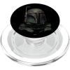 imageStar Wars Boba Fett Helmet Pointillism Art PopSockets MagSafe PopGrip for iPhoneMagSafe