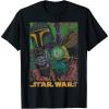 imageStar Wars Boba Fett Vintage Comic Book TShirtBlack