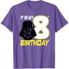 imageStar Wars Darth Vader 8th Birthday TShirt TShirtPurple Heather