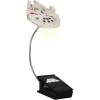 imageStar Wars Millennium Falcon Clip On Book Light  Officially Licensed Disney Reading Light Clip Lamp Design with Flexible Cable Featuring Iconic Han Solo Spaceship 3 Light Modes Battery Powered  P