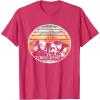 imageStar Wars Skeleton Crew Vintage Sunset Profiles TShirtRed Heather