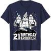imageStar Wars Stormtrooper Party Hats Trio 21st Birthday Trooper TShirtNavy Blue