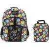 imageStar Wars The Dark Side 2Piece 16quot Premium Backpack ampamp Lunch Kit Set For School And TravelPokemon AOP Black