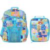 imageStar Wars The Dark Side 2Piece 16quot Premium Backpack ampamp Lunch Kit Set For School And TravelSpongeBob Blue