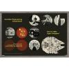 imageTrends International Star Wars Moving At Lightspeed  Millennium Falcon Wall Poster 34L x 224W Premium Unframed VersionBarnwood Framed Version