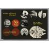 imageTrends International Star Wars Moving At Lightspeed  Millennium Falcon Wall Poster 34L x 224W Premium Unframed VersionGray Framed Version