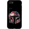 imageiPhone 16 Star Wars Boba Fett Floral Helmet CaseiPhone SE 2020  7  8