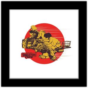 imageGallery Pops Star Wars Skeleton Crew  Speeder Badge Wall Art 12quot x 12quot Gallery Pops Wall Art Black Framed VersionBlack Framed Version