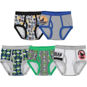 imageSTAR WARS Boys Baby Yoda Mandalorian Underwear Multipacks Sizes 23t 4t 4 6 8 and 105pack 100 Combed Cotton Brief