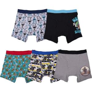 imageSTAR WARS Boys Baby Yoda Mandalorian Underwear Multipacks Sizes 23t 4t 4 6 8 and 105pack 100 Combed Cotton Brieflego