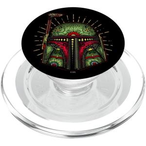 imageStar Wars Boba Fett Sugar Skull PopSockets MagSafe PopGrip for iPhoneMagSafe