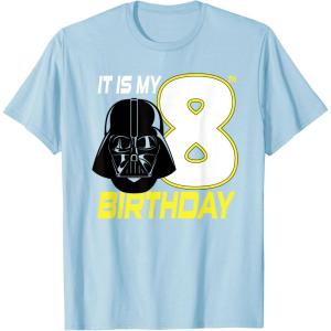 imageStar Wars Darth Vader 8th Birthday TShirt TShirtBaby Blue