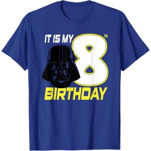 imageStar Wars Darth Vader 8th Birthday TShirt TShirtRoyal Blue