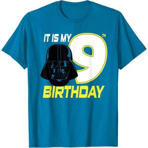 imageStar Wars Darth Vader 9th Birthday TShirt TShirtSapphire Blue