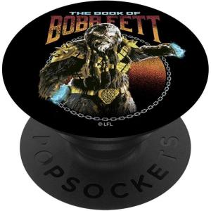imageStar Wars The Book Of Boba Fett Black Krrsantan Combat Pose PopSockets MagSafe PopGrip for iPhoneStandard