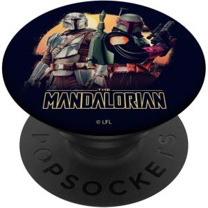 imageStar Wars The Mandalorian ampamp Boba Fett Team Up R15 PopSockets MagSafe PopGrip for iPhoneStandard
