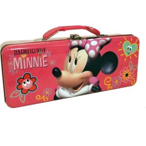 imageThe Tin Box Company Baby Yoda Grogu Box with Handle Clasp ampamp Hinge Locking with Clasp Pencil Box Star Wars and MandalorianMinnie
