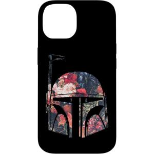imageiPhone 16 Star Wars Boba Fett Floral Helmet CaseiPhone 14