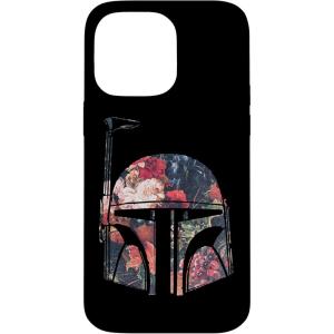 imageiPhone 16 Star Wars Boba Fett Floral Helmet CaseiPhone 14 Pro Max