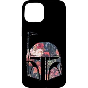 imageiPhone 16 Star Wars Boba Fett Floral Helmet CaseiPhone 15