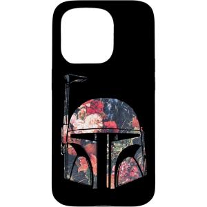 imageiPhone 16 Star Wars Boba Fett Floral Helmet CaseiPhone 15 Pro