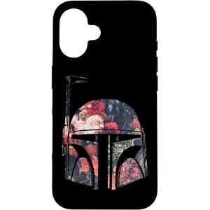 imageiPhone 16 Star Wars Boba Fett Floral Helmet CaseiPhone 16