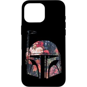 imageiPhone 16 Star Wars Boba Fett Floral Helmet CaseiPhone 16 Pro Max