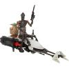 imageSTAR WARS Epic World of Action IG11 ampamp Grogu Speeder Bike 4Inch Scale Action Figures ampamp Vehicle Toys for Boys ampamp Girls Ages 4