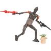 imageSTAR WARS Epic World of Action IG11 ampamp Grogu Speeder Bike 4Inch Scale Action Figures ampamp Vehicle Toys for Boys ampamp Girls Ages 4