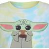 imageSTAR WARS Grogu Boys TShirt and Short Set for Toddler and Little KidsTie Dye Multi Color