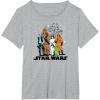 imageStar Wars  Group TShirtHeather Grey