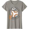 imageStar Wars BB8 Rollin Into My 8th Birthday Portrait TShirtSlate Grey