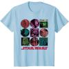 imageStar Wars Classic Comic Art Original Trilogy Retro Vintage TShirtBaby Blue