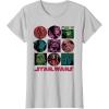 imageStar Wars Classic Comic Art Original Trilogy Retro Vintage TShirtSilver Grey