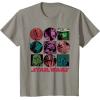 imageStar Wars Classic Comic Art Original Trilogy Retro Vintage TShirtSlate Grey