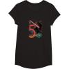 imageStar Wars Classic Retro Darth Vader Galactic 5th Birthday TShirtBlack