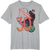 imageStar Wars Darth Vader 30th Birthday Abstract Background TShirtHeather Grey