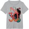 imageStar Wars Darth Vader 30th Birthday Abstract Background TShirtHeather Grey