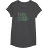 imageStar Wars Earth Day Yoda Groovy Font Think Green Always TShirtDark Heather Grey