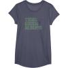 imageStar Wars Earth Day Yoda Groovy Font Think Green Always TShirtHeather Blue